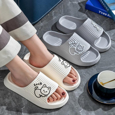 Comfort Slides Cat House Slippers Slides KittyNook Cat Company